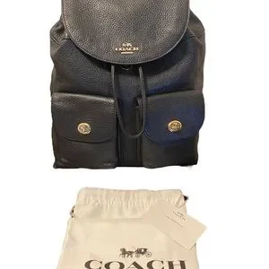 New Coach PENNIE Backpack Pebble Leather. Coach Pennie Backpack 22 In Colorblock | Brixton Baker main image 2